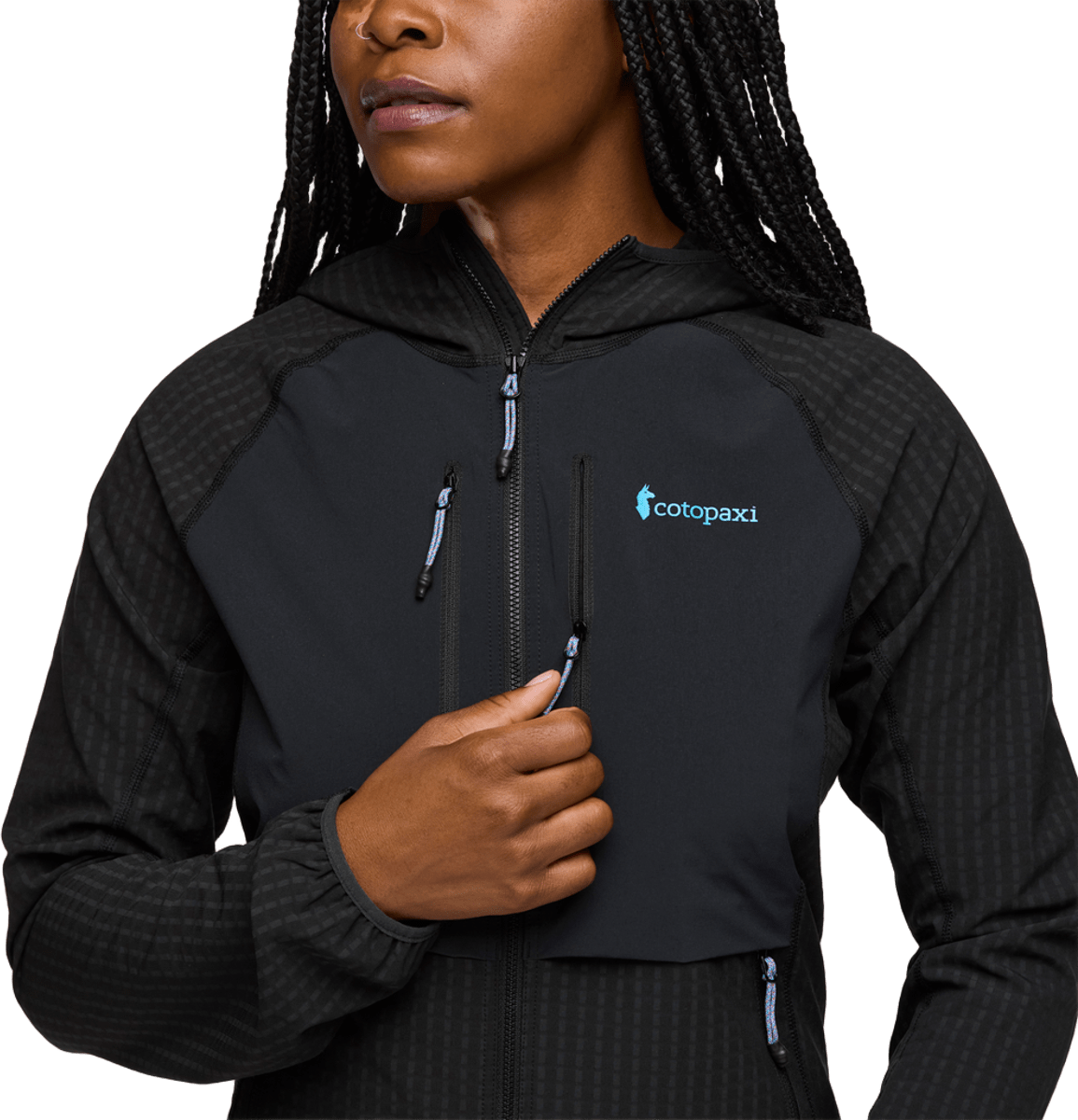 Cotopaxi Yermo Hooded Softshell Jacket Womens Cotopaxi Black