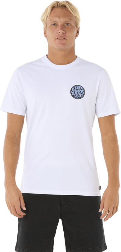 Rip Curl Wettie Passage Icon Tee Mens White