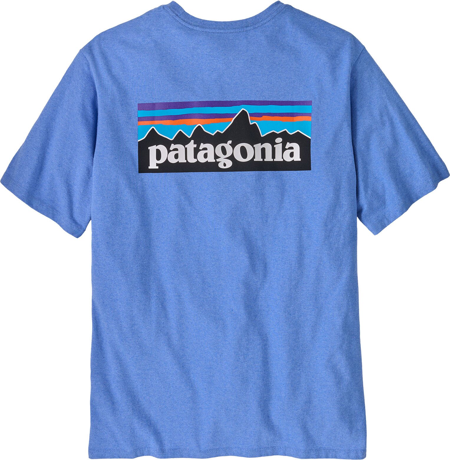 Patagonia P-6 Logo Responsibili-Tee Mens Abundant Blue