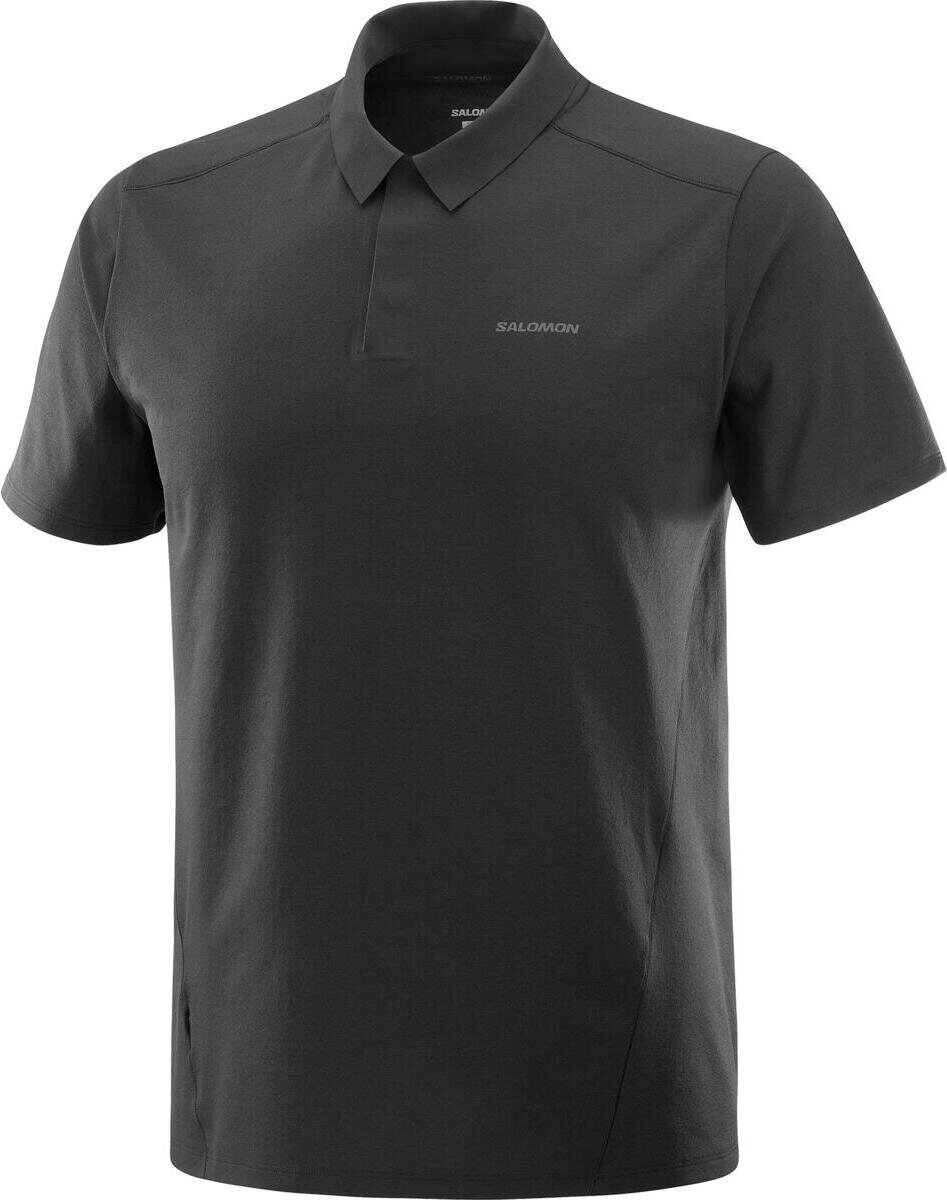 Salomon Trackline Polo Mens Deep Black