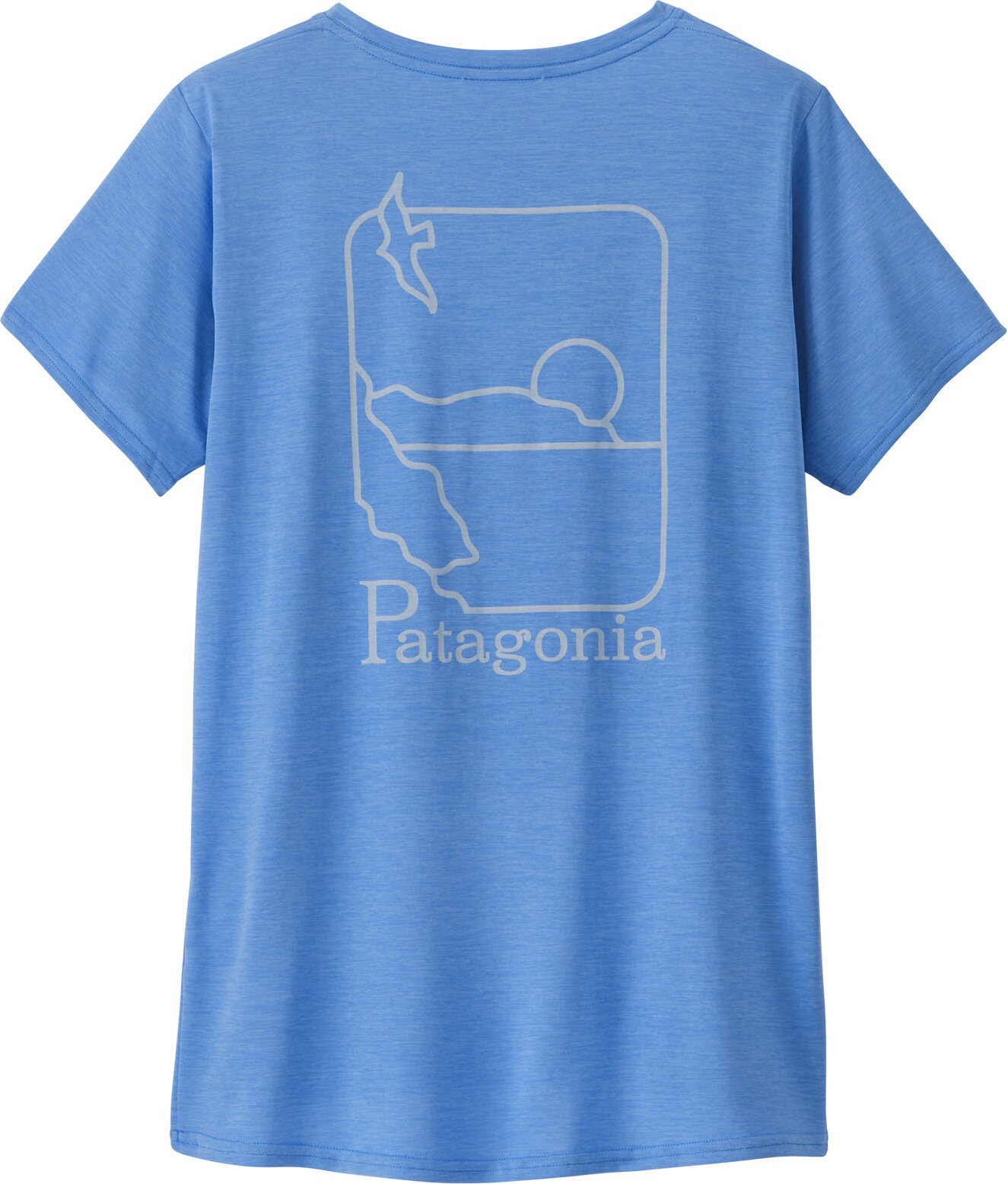 Patagonia Cap Cool Daily Graphic Shirt - Waters Womens Swelldrifter: Abundant Blue X-Dye