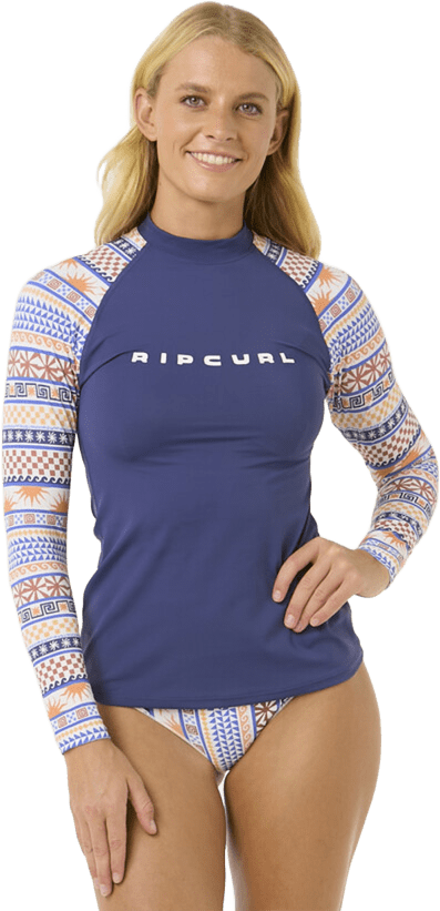 Rip Curl San Carlos LS UPF Top Womens Dark Blue