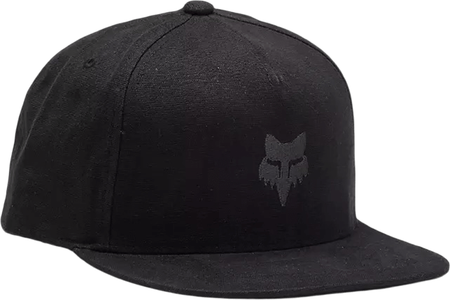 Fox Racing Fox Head Snapback Hat Black/Charcoal