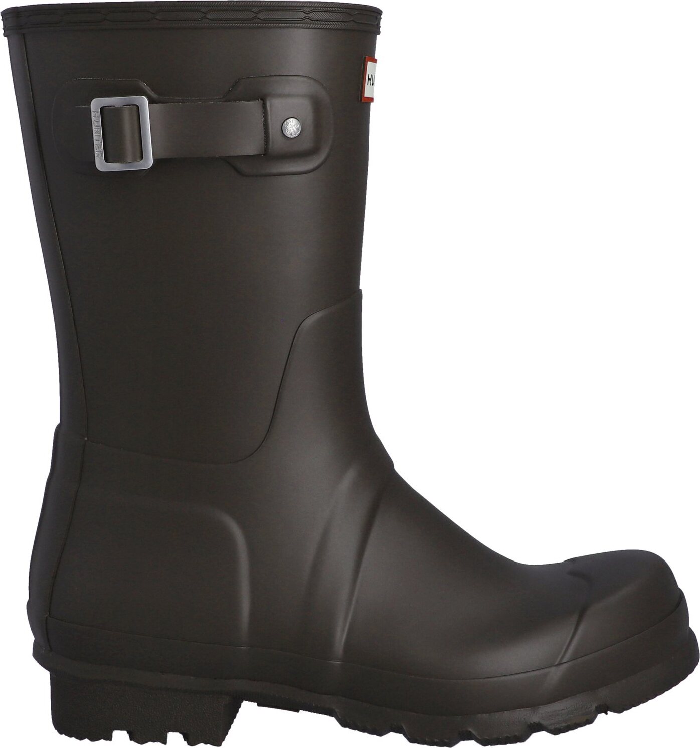 Hunter Original Short Boot Mens Chocolate Brown