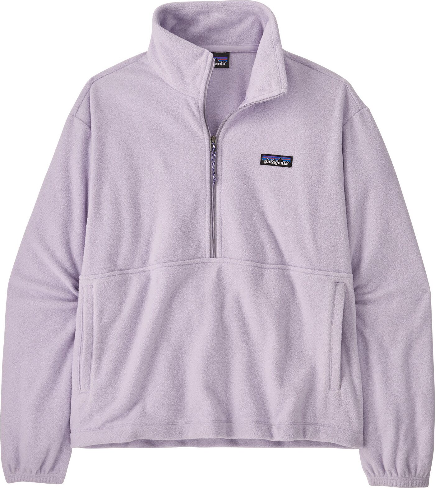 Patagonia Micro D 1/2 Zip Fleece Pullover Womens Foxglove Purple