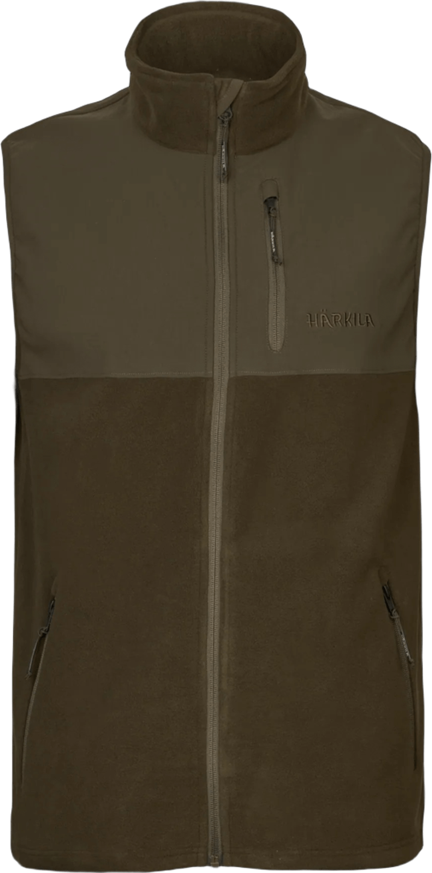 Härkila Fjell Fleece Waistcoat Hunting Green / Willow Green