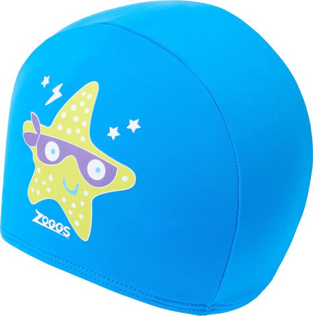 Zoggs Kids Spandex Cap Super Star Blue