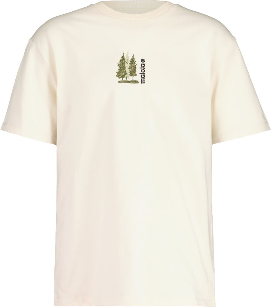 Maloja EdoloM. Organic Cotton Tee Mens Natural Trees