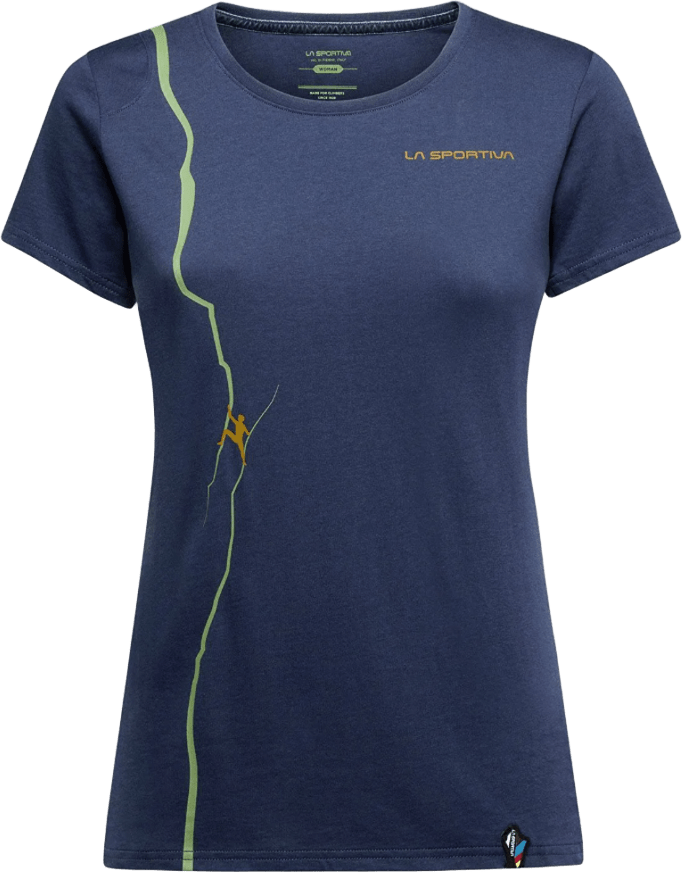 La Sportiva Route T-Shirt Womens Night Sky