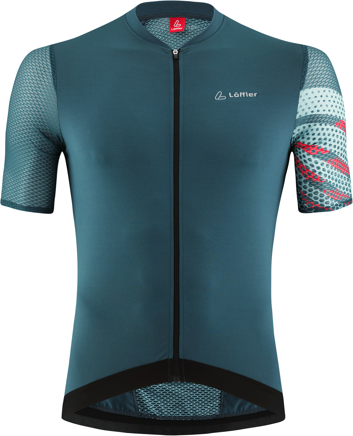 Löffler Bike Jersey Full Zip Pow Air Mens Dark Petrol