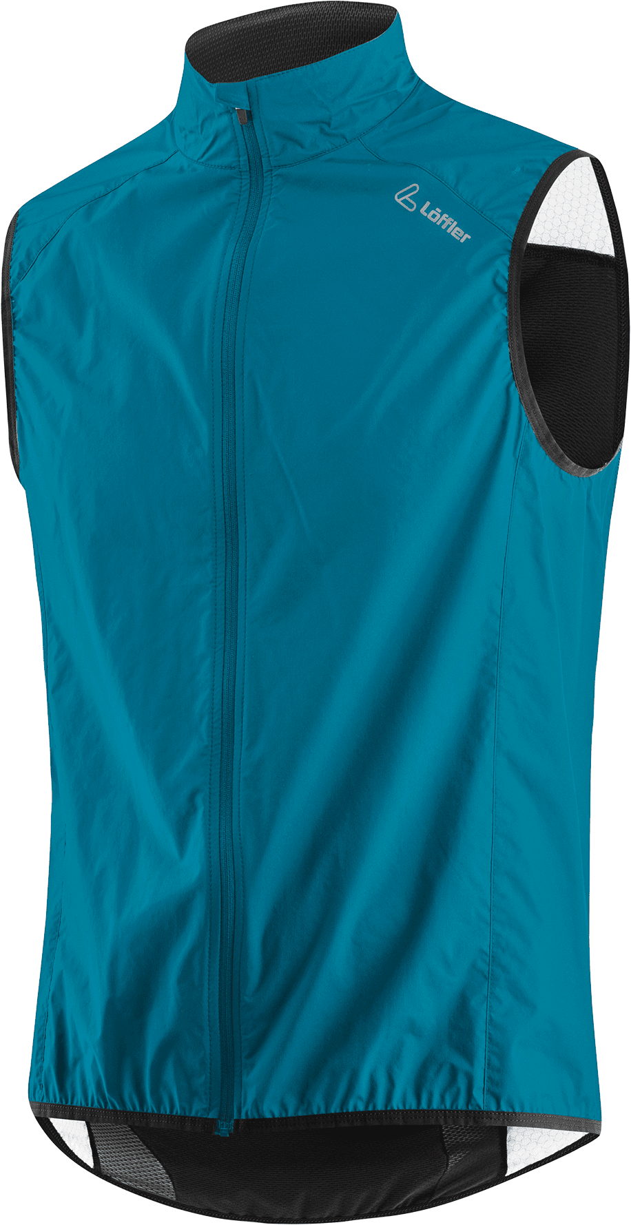 Löffler Bike Vest CF WPM Pocket Mens Blue Coral