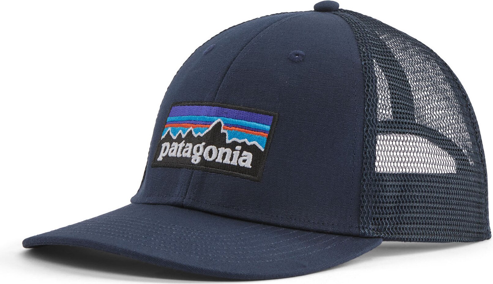 Patagonia P-6 Logo LoPro Trucker Hat New Navy