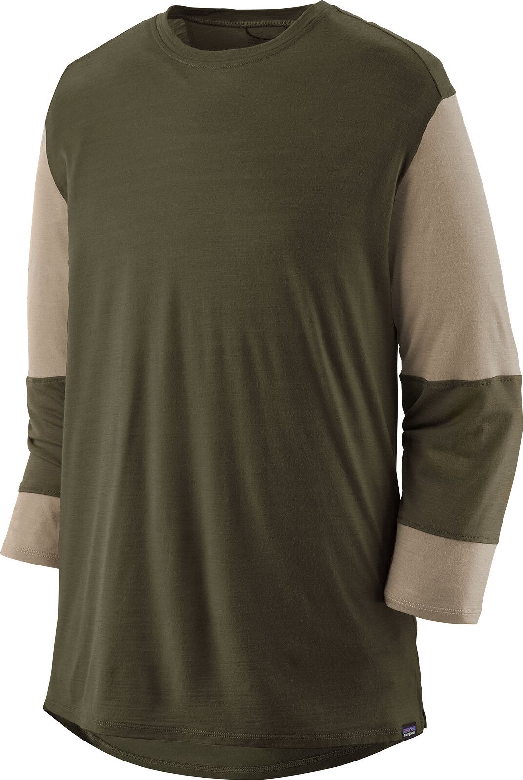 Patagonia Merino 3/4-Sleeve Bike Jersey Mens Pine Needle Green