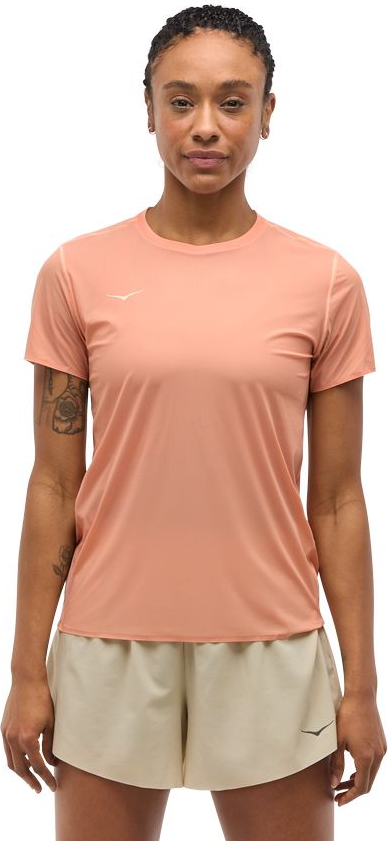 Hoka Airolite Run Short Sleeve Womens Dry Clay