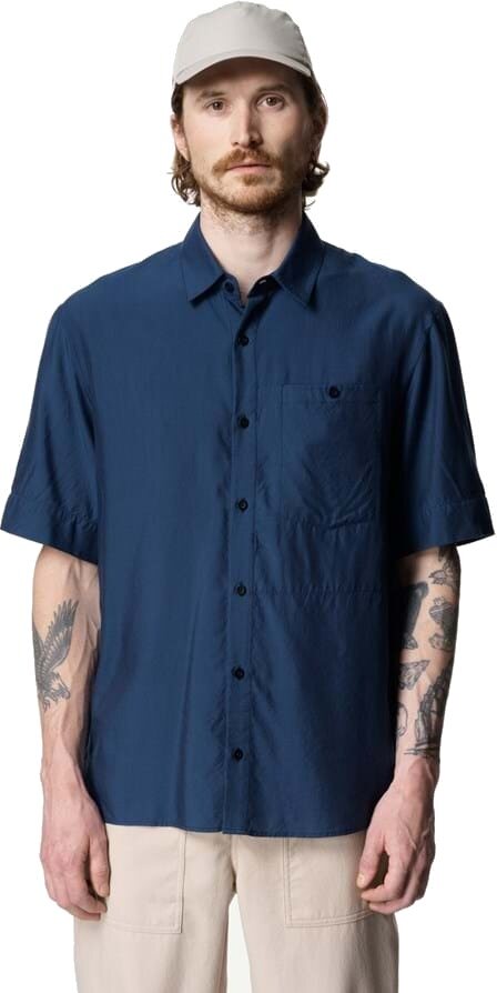 Houdini Tree Shortsleeve Shirt Mens Big Blue Light