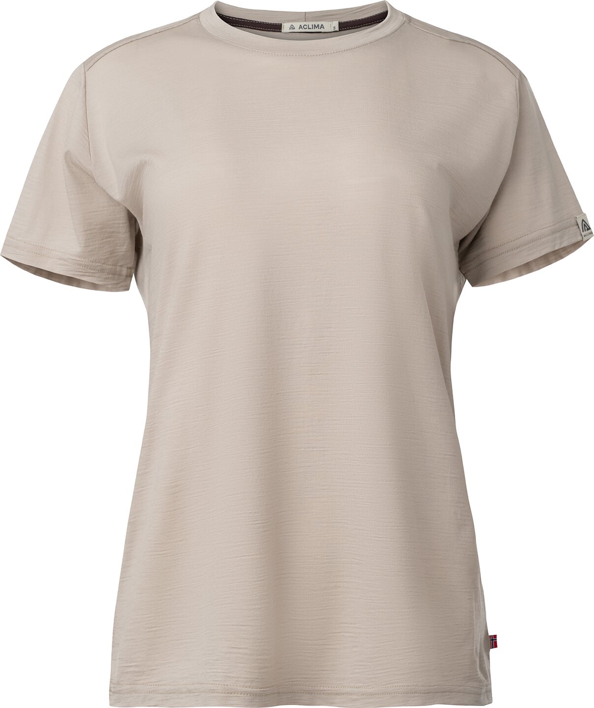 Aclima Lightwool T-shirt Classic Woman Simply Taupe