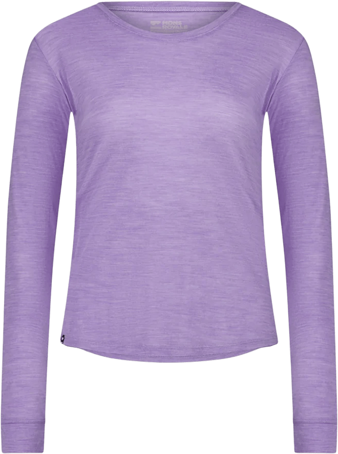 Mons Royale Zephyr Merino Tencel Long Sleeve Womens Lupin