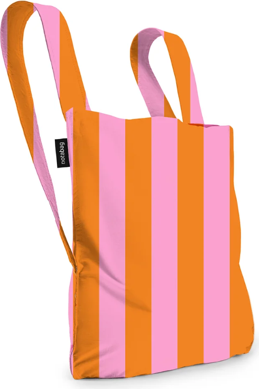 Notabag Pattern Orange / Pink Stripes