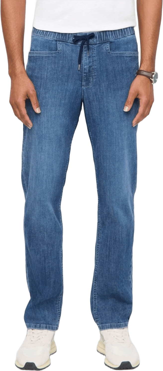 Duer Performance Denim Lite Essential Pant Mens Haze Indigo