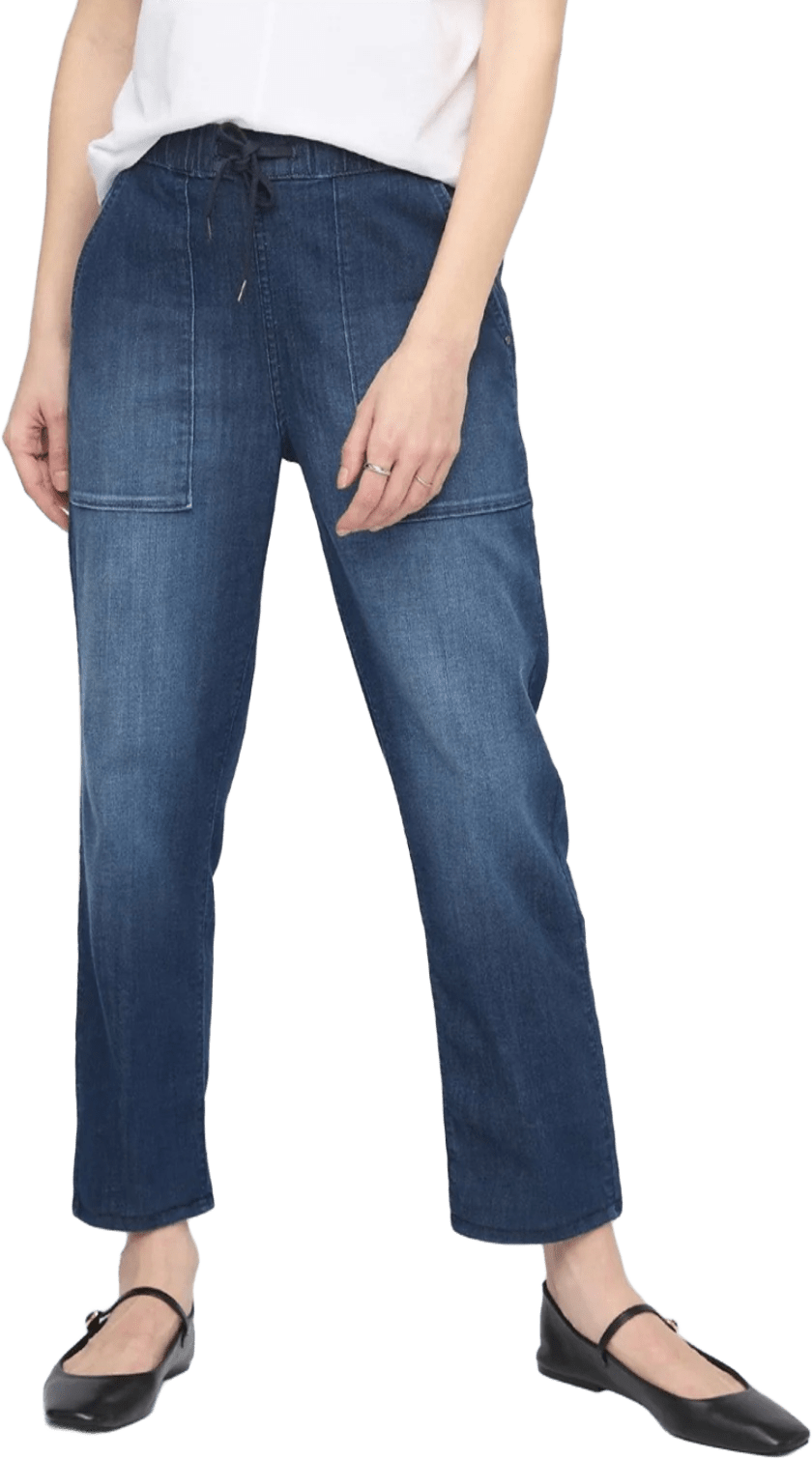 Duer Performance Denim Lite Harbour Pant Womens Stone Wash