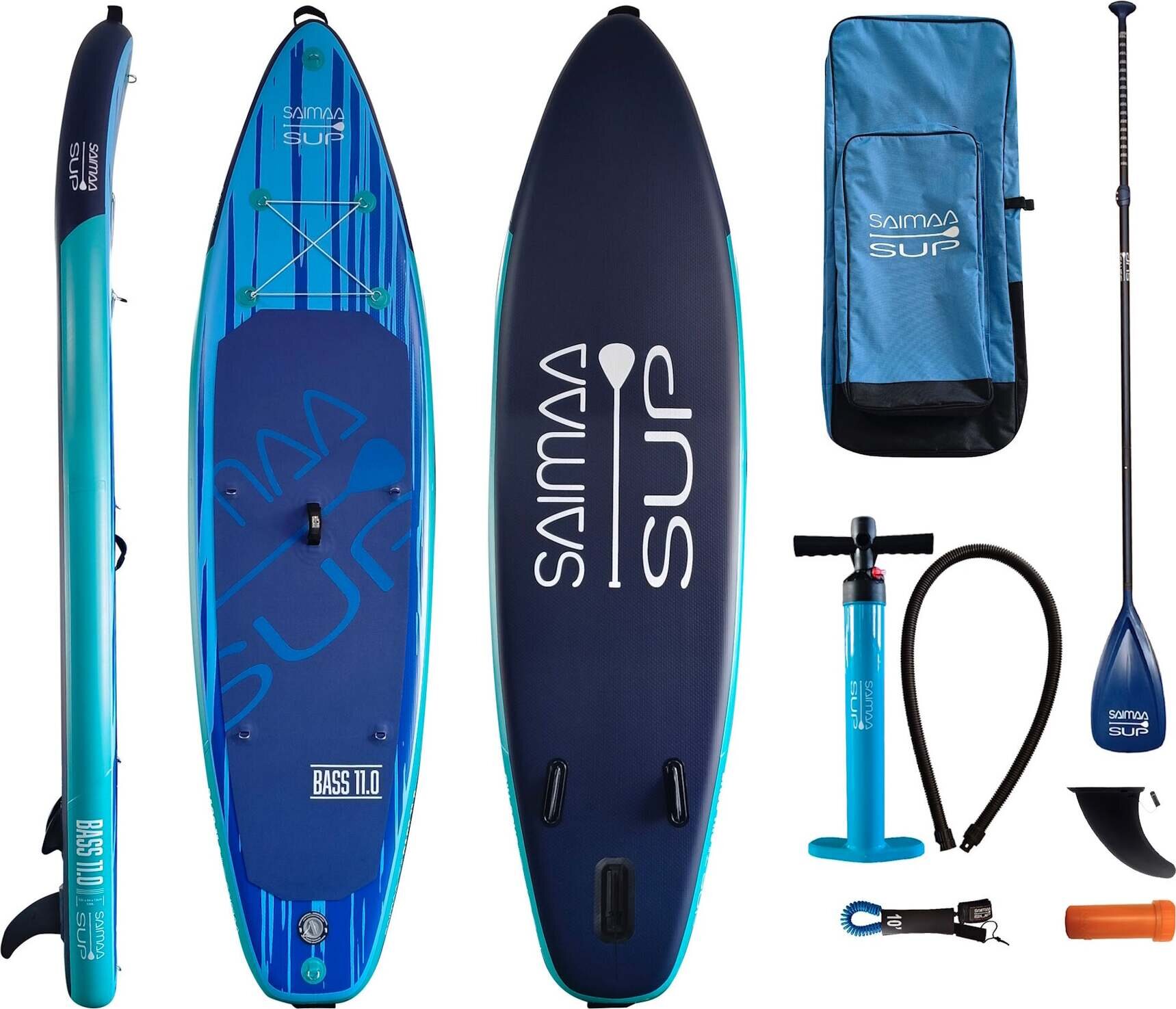 Saimaa SUP BASS 11.0 SUP package Blue