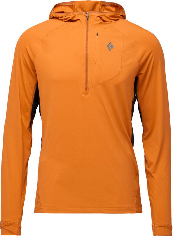 Black Diamond Alpenglow Pro Hoody Mens Saffron