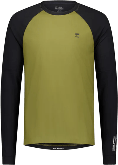 Mons Royale Tarn Merino Bike Wind Jersey Mens Fern/Black