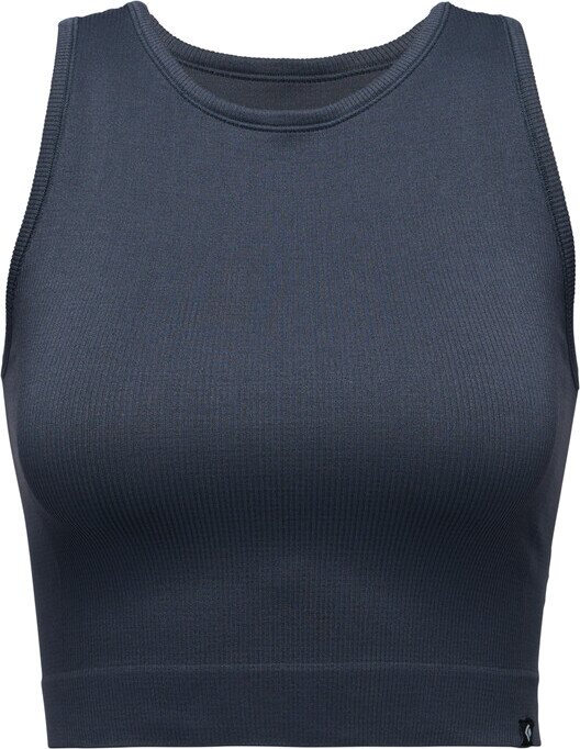 Black Diamond Seamless Rib Tank Womens Charcoal