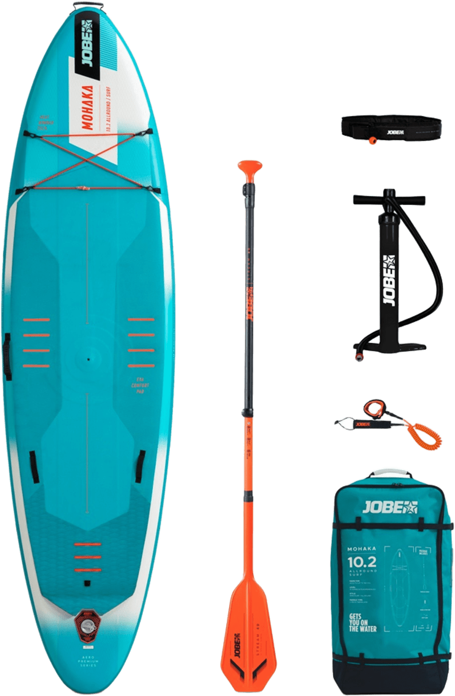 Jobe Mohaka 10.2 Windsurf SUP Board Package Turquoise