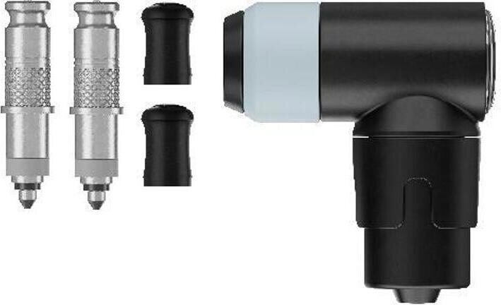 Schwalbe Clik Valve Core Kit Pump Head Silver (DV) Dunlop Valve