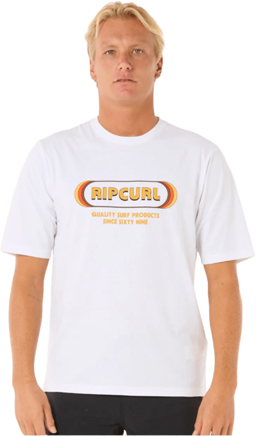 Rip Curl Icons Of Surf Short Sleeve UV Tee Mens White