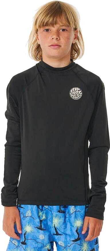 Rip Curl Icons UV Brushed L/S - Boy Black