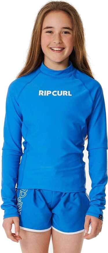 Rip Curl Classic Surf Long Sleeve Rash Vest Girls Dark Blue