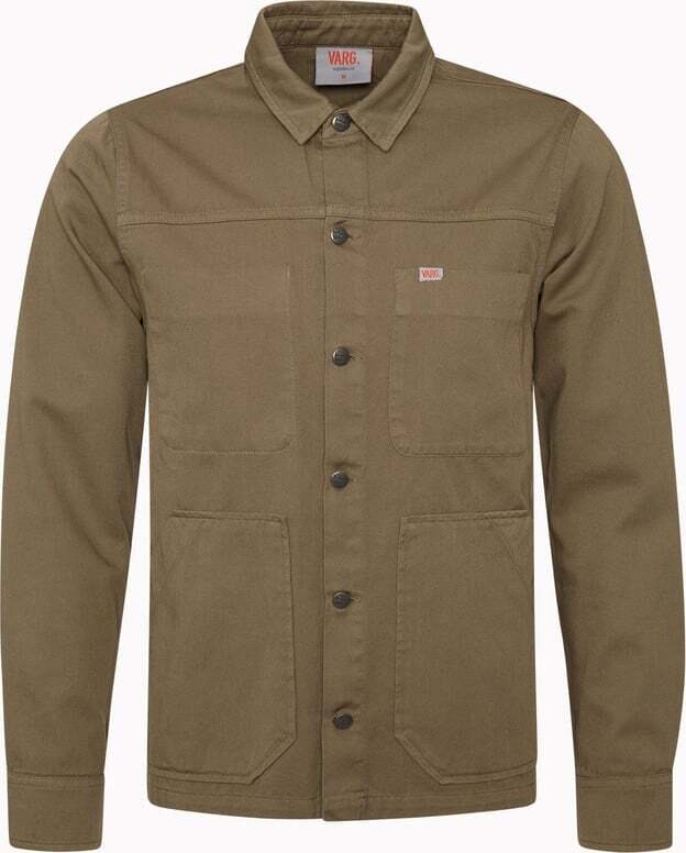 Varg Bohus Overshirt Jacket Mens Mermaid Green