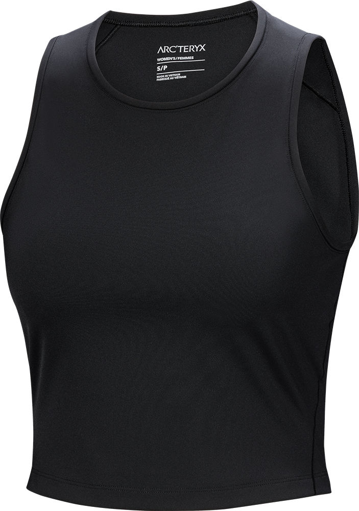 Arc'teryx Soria Tank Womens Black / Arctic Silk