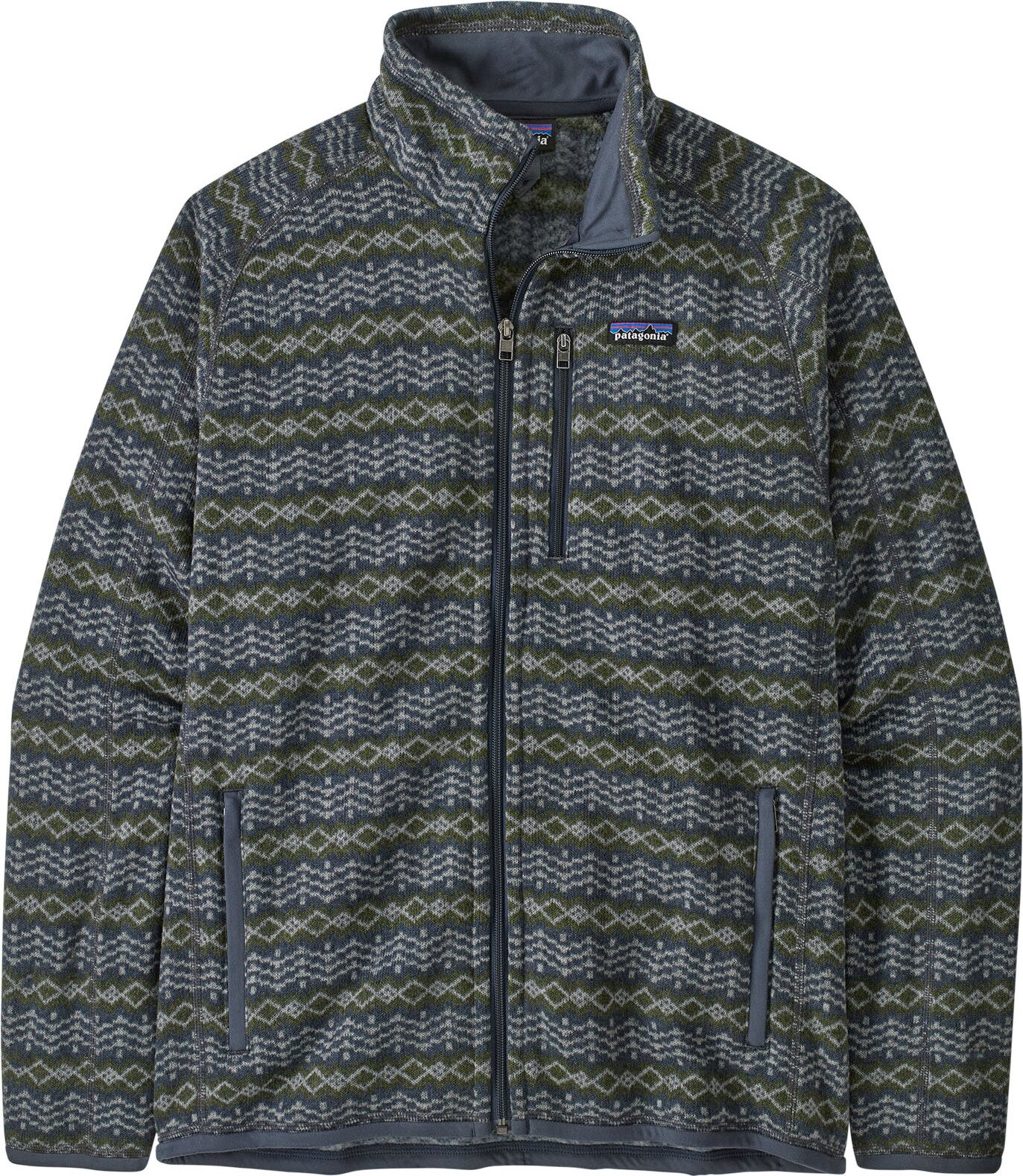 Patagonia Better Sweater Jacket Mens Wover Together: Smolder Blue