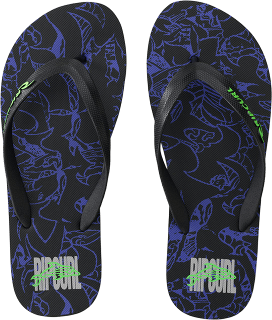 Rip Curl Core Energy Bloom Open Toe Mens Black/Blue
