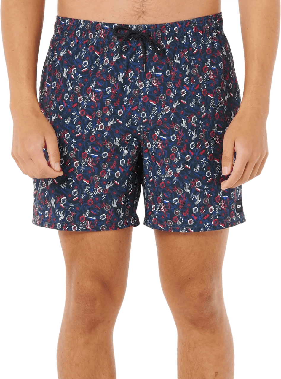 Rip Curl Fun Times Volleyshort Mens White/Navy/Red