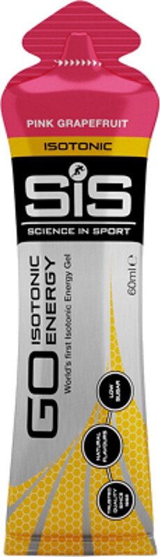 SiS Go Isotonic Energy Gel 60ml Pink Grapefruit