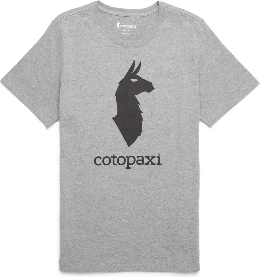 Cotopaxi Llama T-Shirt Mens Heather Grey