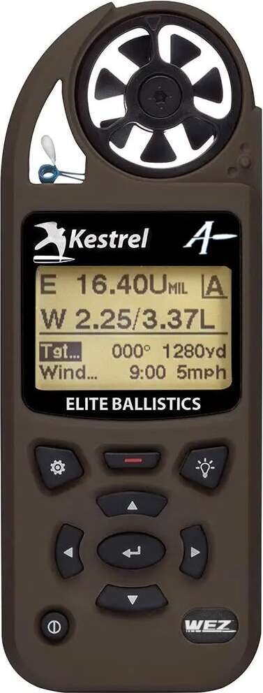 Kestrel 5700X WEZ Weather Meter with Applied Ballistics Flat Dark Earth