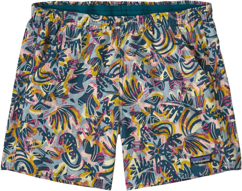 Patagonia Baggies Shorts 5" Womens Wild Botanist: Tidal Teal