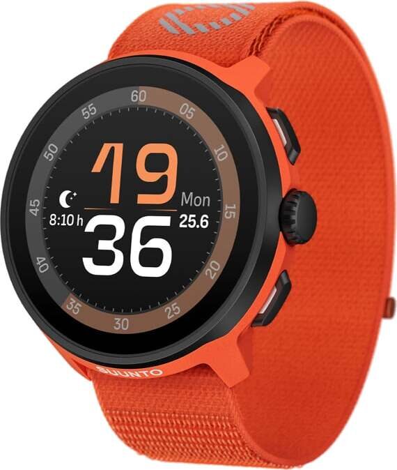 Suunto Run with Nylon Strap Coral Orange