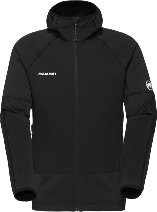 Mammut Massone ML Hooded Jacket Mens Black