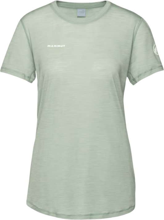 Mammut Tree Wool FL T-Shirt Womens Silver Sage Melange