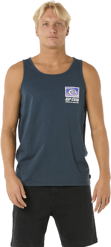 Rip Curl Raw Energy Trad Tank Mens Dark Navy