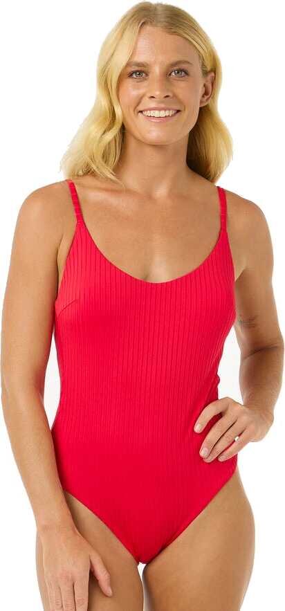 Rip Curl Premium Cheeky 1PC Womens Hibiscus Red
