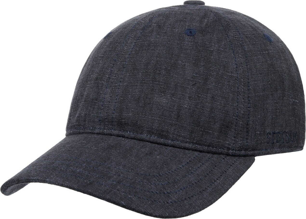 Stetson Baseball Cap Linen Dark Grey