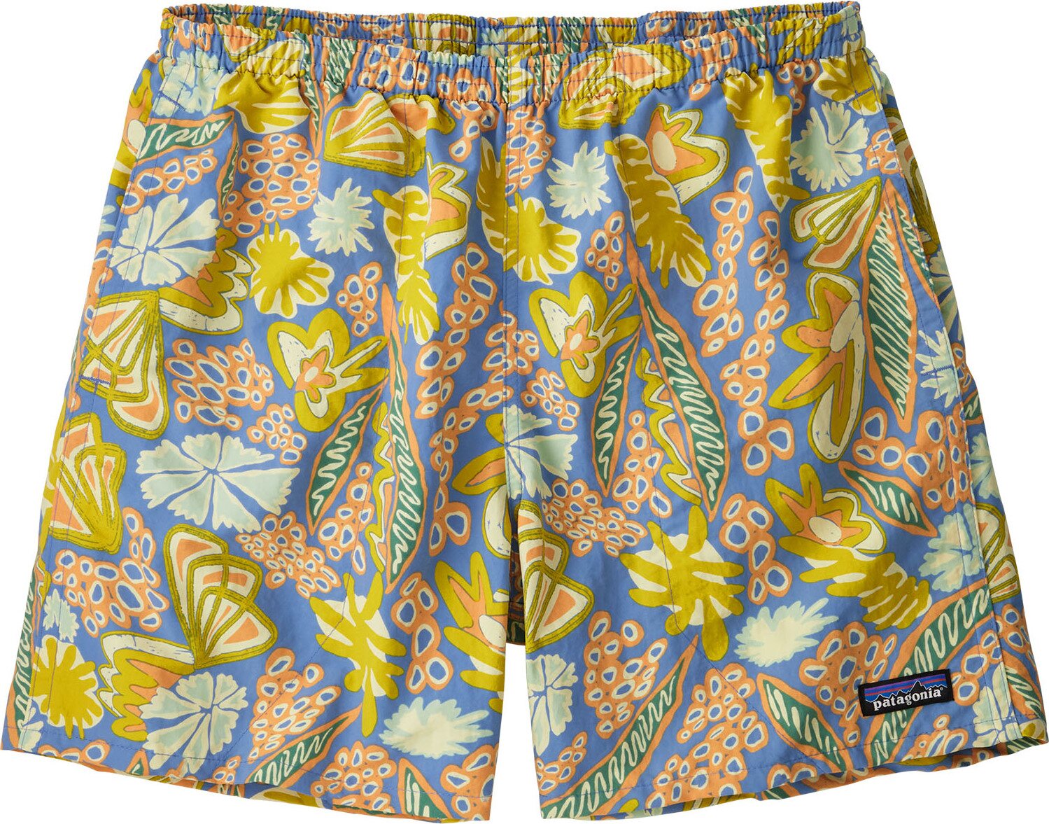 Patagonia Baggies Shorts 5" Mens Flourish: Abundant Blue