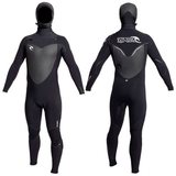 Rip Curl Flash Bomb 6/5/4 Hooded, chest zip, Full Wetsuit Men's